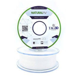 Tag3D - Antibacterial PLA - Blanc (White) - 1.75mm - 1 kg | Espace Mak