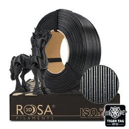 Rosa3D - PLA Galaxy - Noir - 1,75 mm - 1 kg Recharge avec RFID Ti