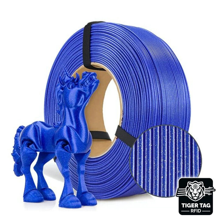 Rosa3D - PLA Galaxy - Saphir - 1,75 mm - 1 kg Recharge avec RFID 