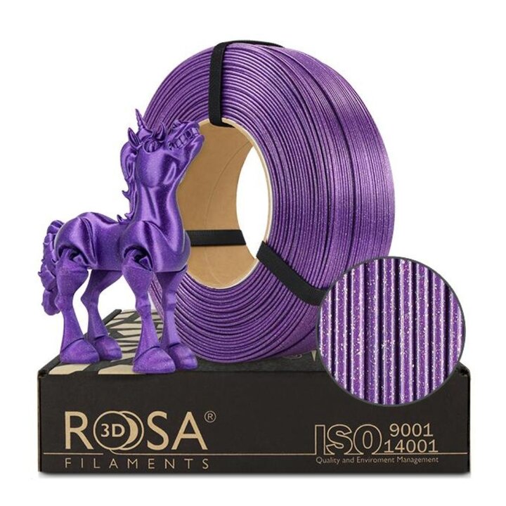 Rosa3D - PLA Galaxy - Violet - 1,75 mm - 1 kg Recharge | Maison D