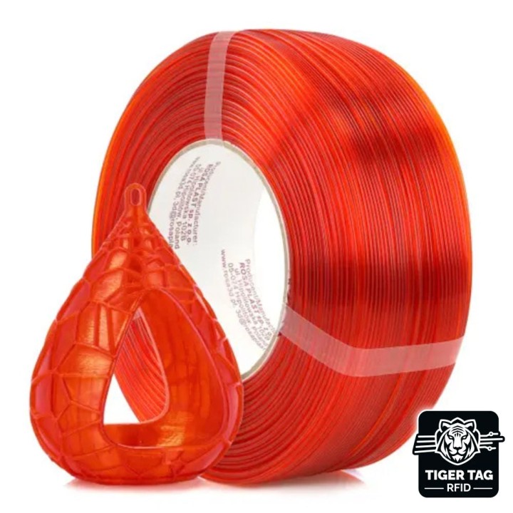 Rosa3D - PETG Standard HS - Orange Transparent - 1,75 mm - 1 kg Refill