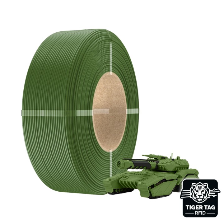 Sunlu - PLA - Vert Olive (Olive Green) - 1,75 mm - 1 kg - Refill avec 