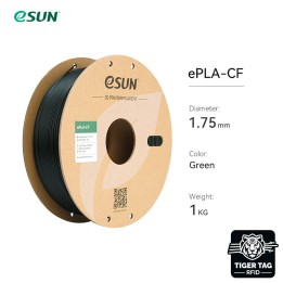 eSun - PLA-CF - Vert (Green) - 1.75 mm - 1 kg | Espace Maker