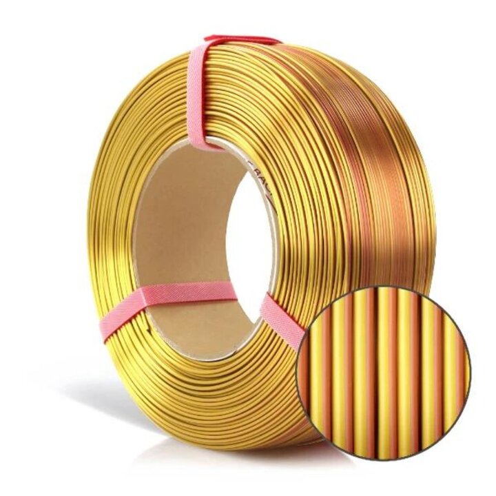 Rosa3D - PLA Magic Silk - Or & Cuivre - 1,75 mm - 1 kg Recharge |