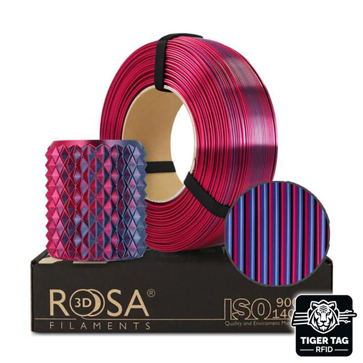 Rosa3D - PLA Magic Silk - Ville Nocturne - 1,75 mm - 1 kg Recharg
