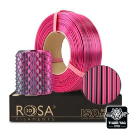 Rosa3D - PLA Magic Silk - Violet Mystique - 1,75 mm - 1 kg Rechar