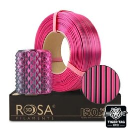 Rosa3D - PLA Magic Silk - Violet Mystique - 1,75 mm - 1 kg Rechar