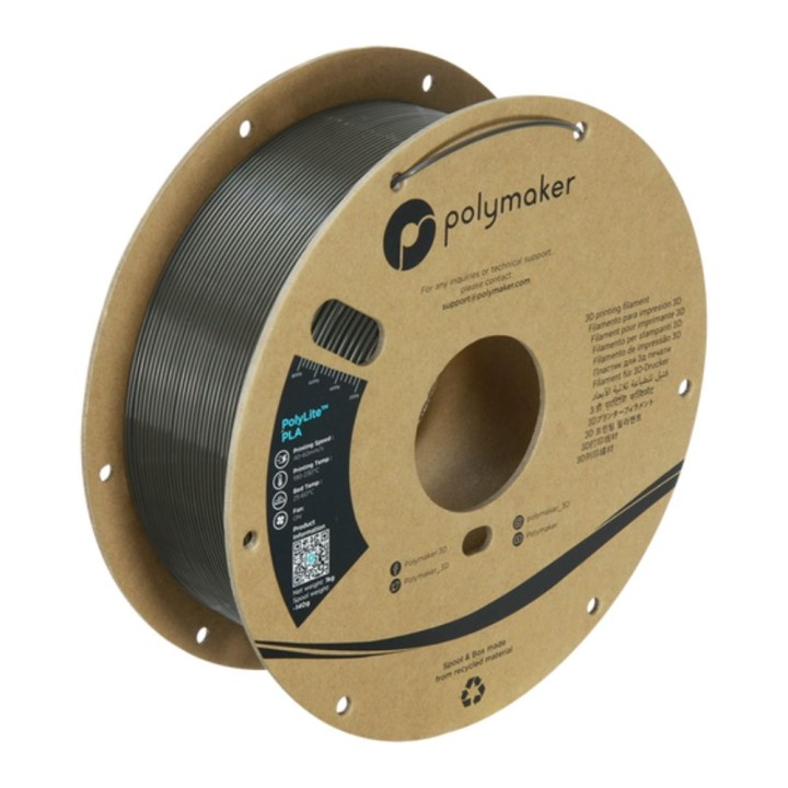 Polymaker - PolyLite PLA - Vert Gris Foncé (Dark Grey Green) - 1,75 mm