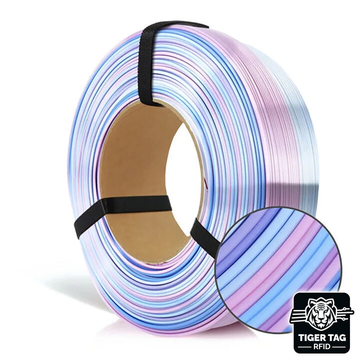 Rosa3D - PLA Arc-en-ciel - Arc-en-ciel Bonbon - 1,75 mm - 1 kg Re