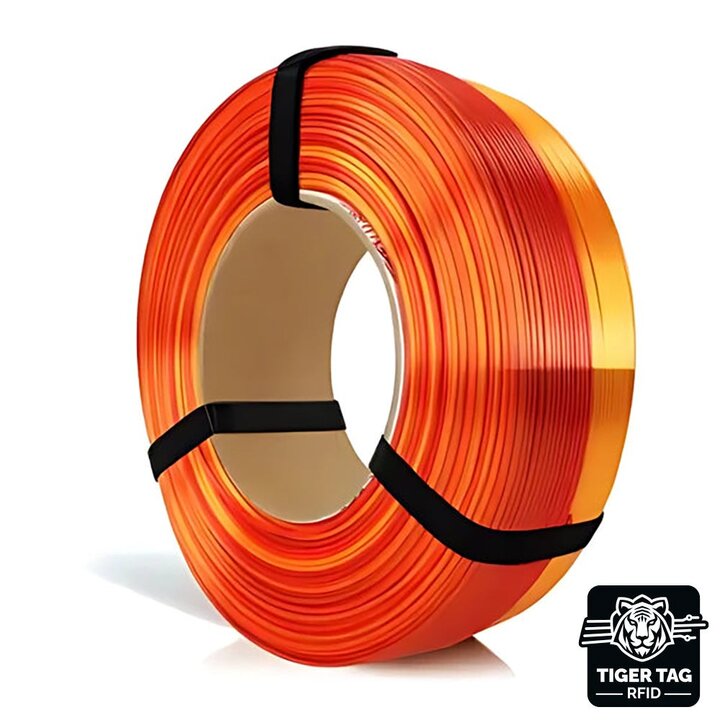 Rosa3D - PLA Arc-en-ciel - Arc-en-ciel Feu - 1,75 mm - 1 kg Recha