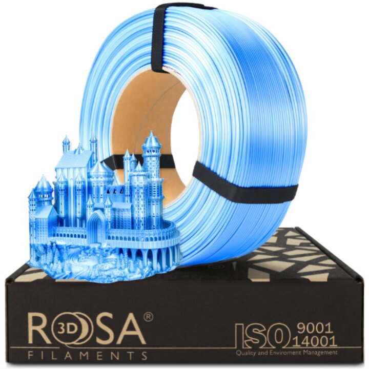 Rosa3D - PLA Arc-en-ciel - Arc-en-ciel Glacé - 1,75 mm - 1 kg Rec