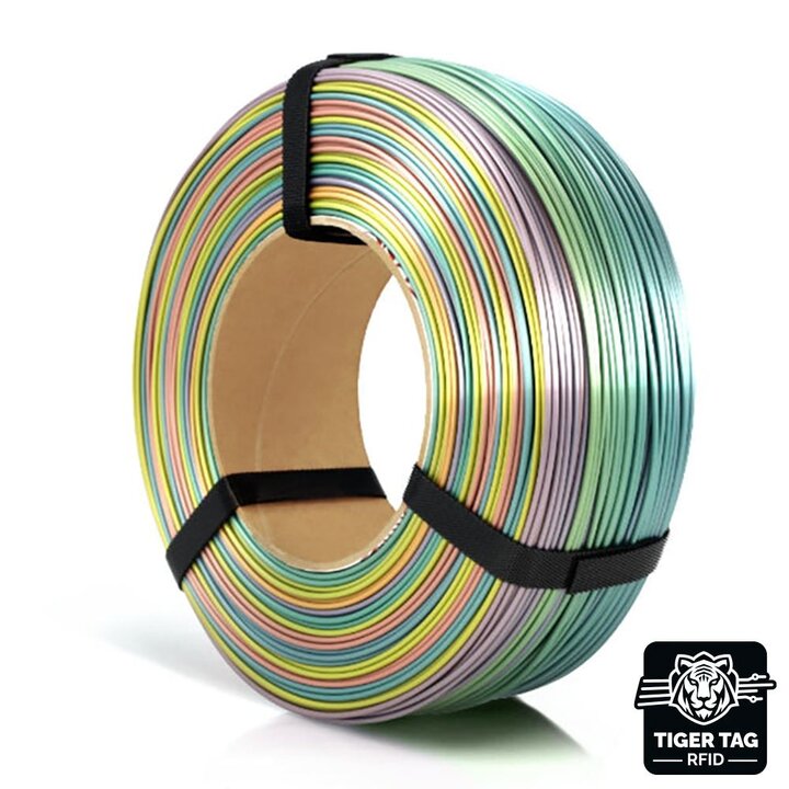 Rosa3D - PLA Arc-en-ciel - Arc-en-ciel soyeux - 1,75 mm - 1 kg Re
