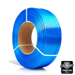 Rosa3D - PLA Silk - Bleu - 1,75 mm - 1 kg Recharge avec RFID Tige
