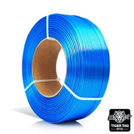 Rosa3D - PLA Silk - Bleu - 1,75 mm - 1 kg Recharge avec RFID Tige