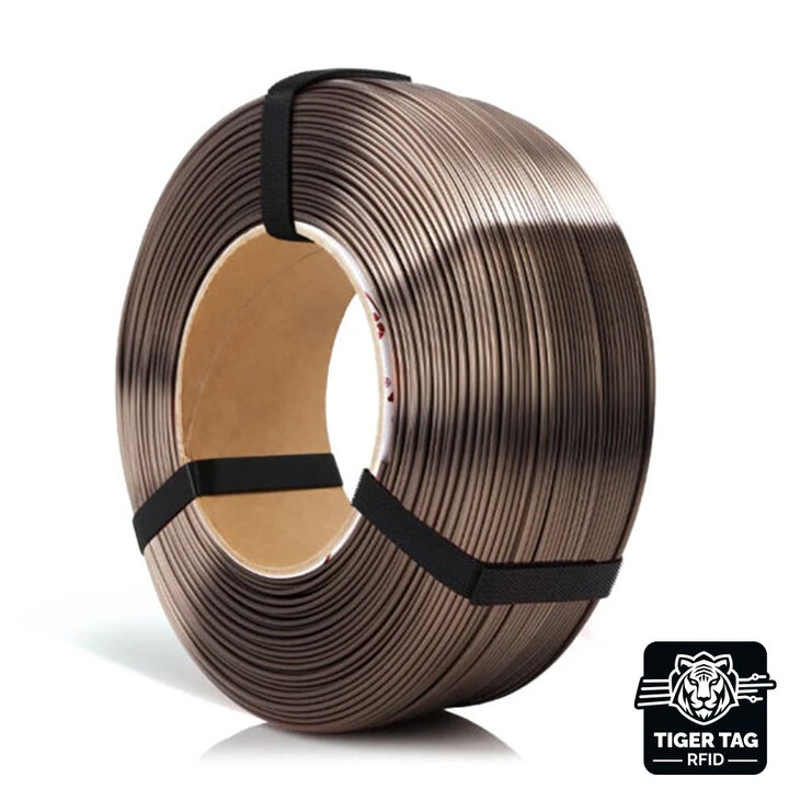 Rosa3D - PLA Silk - Bronze - 1,75 mm - 1 kg Recharge avec RFID Ti