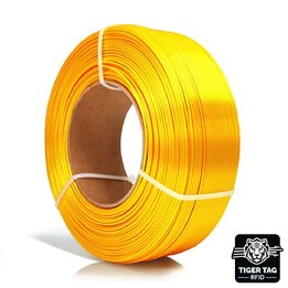 Rosa3D - PLA Silk - Jaune - 1,75 mm - 1 kg Recharge avec RFID Tig