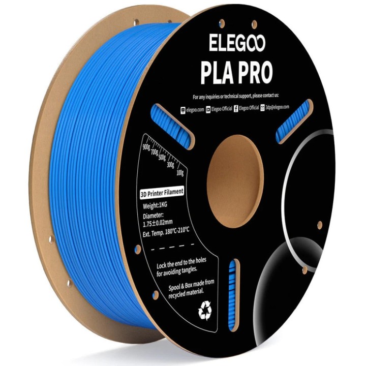 Elegoo - PLA Pro - Bleu Clair (Light Blue) - 1,75 mm - 1 kg | Espace M