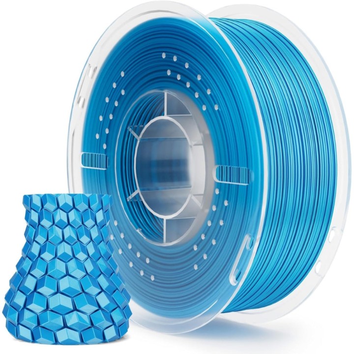 Elegoo - Silk PLA - Bleu Ciel (Sky Blue) - 1,75 mm - 1 kg | Espace Mak