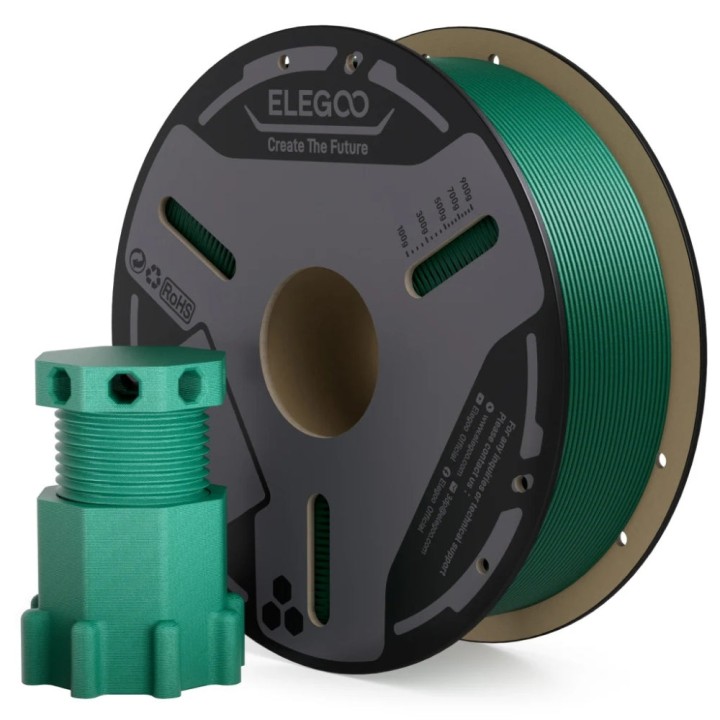 Elegoo - PETG-CF - Vert (Green) - 1,75 mm - 1 kg | Espace Maker