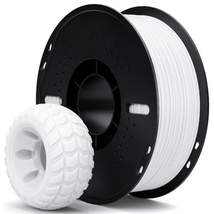 Elegoo - TPU 95A - Blanc (White) - 1,75 mm - 1 kg | Espace Maker