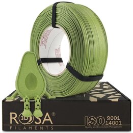 Rosa3D - PLA-CF - Vert Avocat Guacamole Mat - 1,75 mm - 1 kg Rech