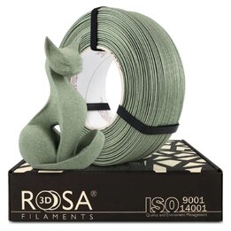 Rosa3D - PLA-CF Mat - Pierre Gris Chaud - 1,75 mm - 1 kg Recharge