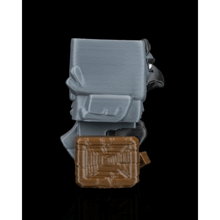 Corbeau Cubique - Figurine Décorative
