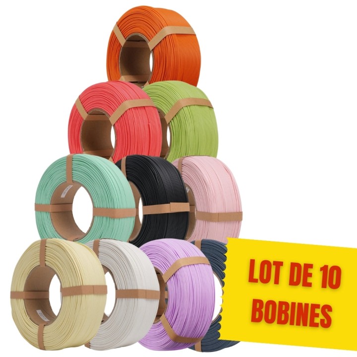 Pack Matte Colors eSun - 10x ePLA Matte | Espace Maker