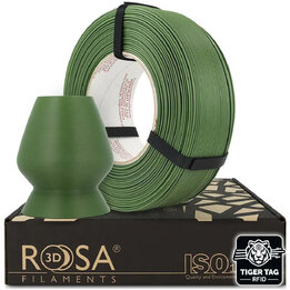 Rosa3D - PLA-CF Matt - Vert Matcha - 1,75mm - 1kg - Recharge avec
