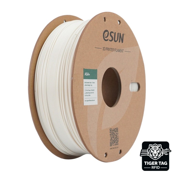 eSun - ASA+ - Blanc Chaud (Warm White) - 1,75 mm - 1 kg | Espace Maker