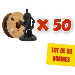 Pack 50 Polyterra Charcoal Black | Espace Maker