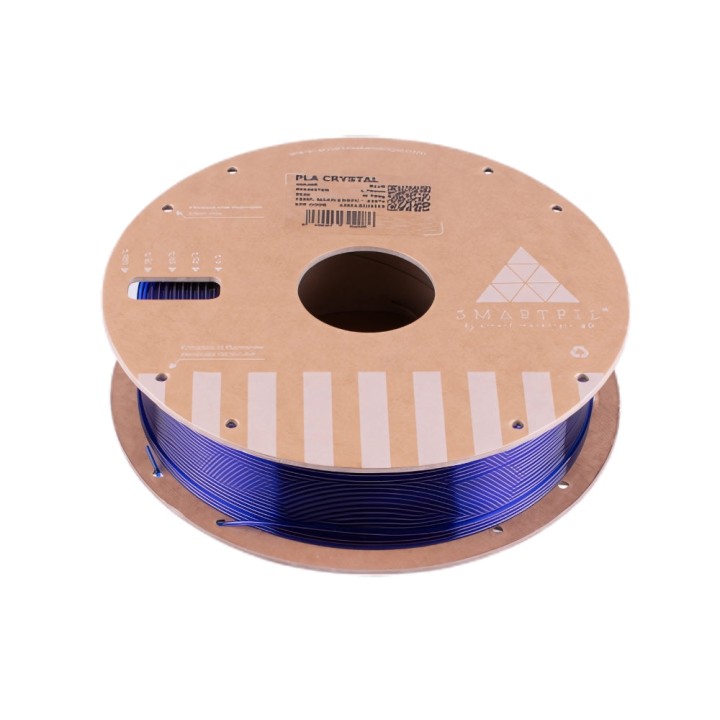 Smart Materials 3D - PLA Crystal - Bleu (Blue) - 1,75 mm - 1 kg | Espa