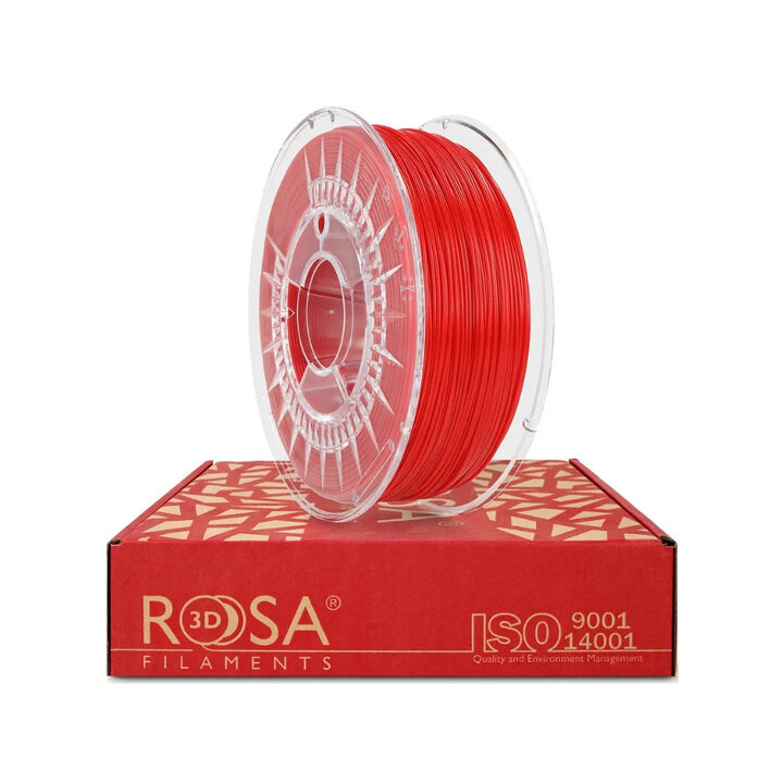 Rosa3D - TPU HardTech+ 83D - Rouge - 1,75 mm - 1 kg avec RFID Tig