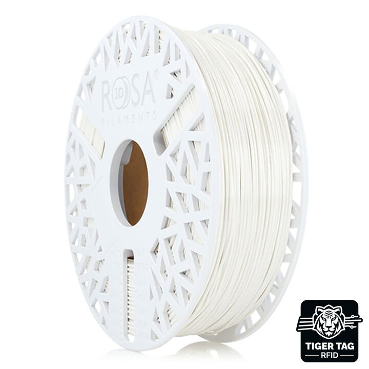 Rosa3D - TPU ROSA-Flex 96A - Blanc - 1,75 mm - 1 kg avec RFID Tig