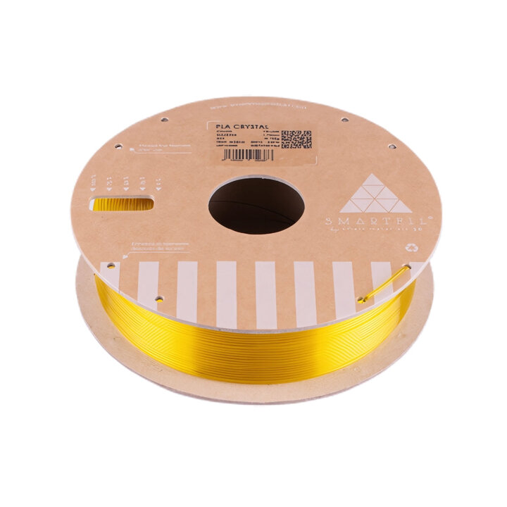 Smart Materials 3D - PLA Crystal - Jaune - 1,75 mm - 1 kg | Maiso