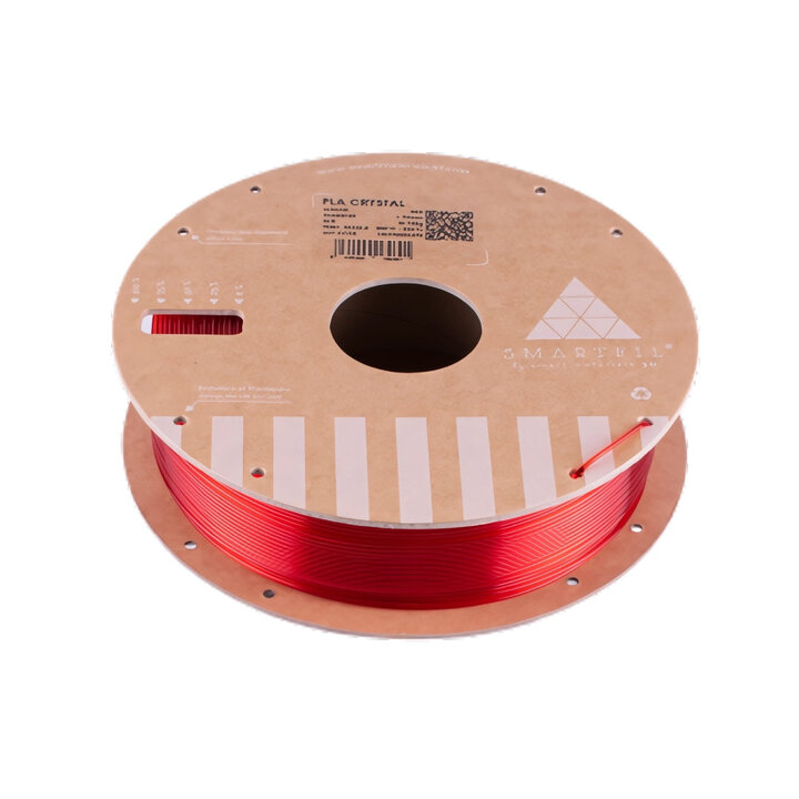 Smart Materials 3D - PLA Crystal - Rouge - 1,75 mm - 1 kg | Maiso