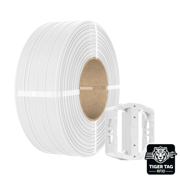Sunlu - ABS - Blanc - 1,75 mm - 1 kg - Recharge avec RFID TigerTa
