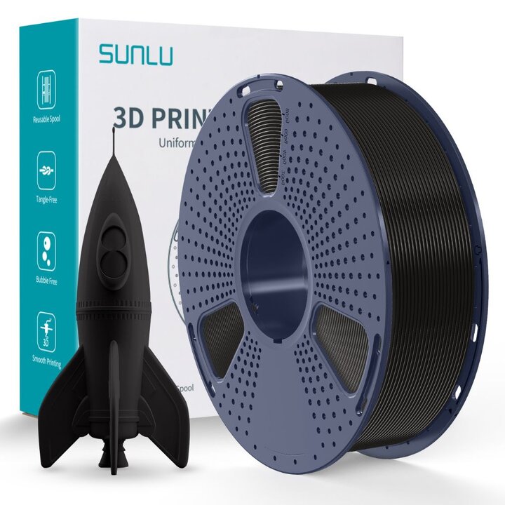 Sunlu - HS PLA - Noir - 1,75 mm - 1 kg | Maison Drabiec