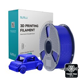 Sunlu - PETG - Bleu Klein - 1,75 mm - 1 kg avec RFID TigerTag | M