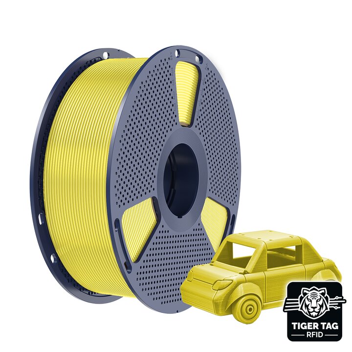 Sunlu - PETG - Jaune - 1,75 mm - 1 kg avec RFID TigerTag | Maison