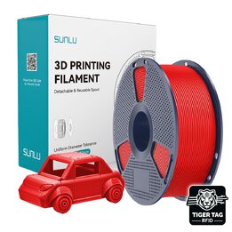 Sunlu - PETG - Rouge - 1,75 mm - 1 kg avec RFID TigerTag | Maison