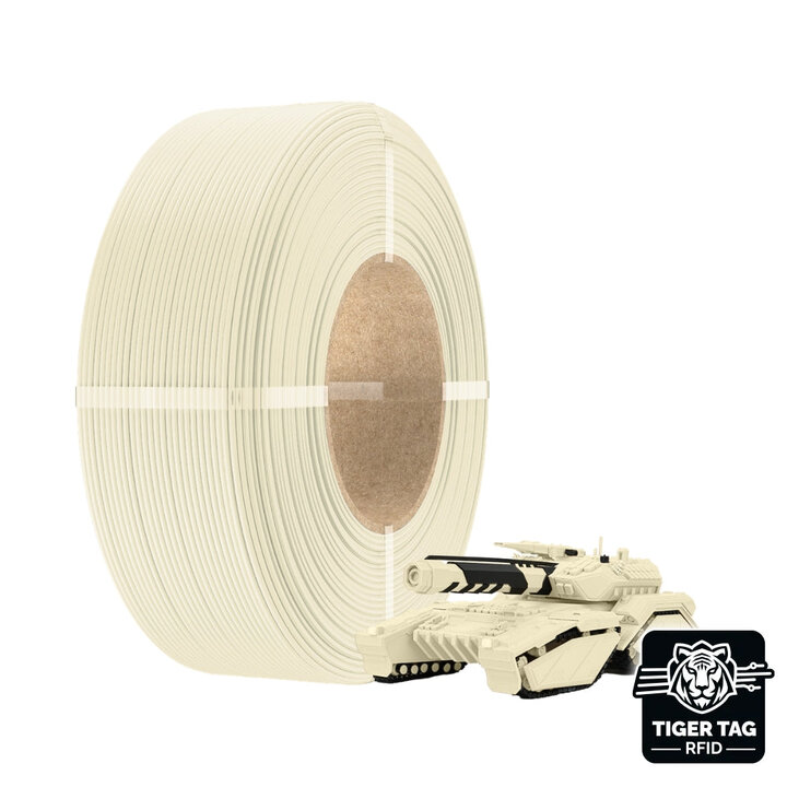 Sunlu - PLA - Blanc Os - 1,75 mm - 1 kg - Recharge avec RFID Tige