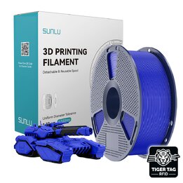 Sunlu - PLA - Bleu Klein - 1,75 mm - 1 kg avec RFID TigerTag | Ma
