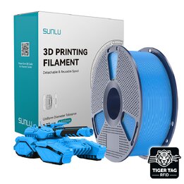 Filament PLA Cyan Sunlu - Impression 3D Occitanie - Fait main