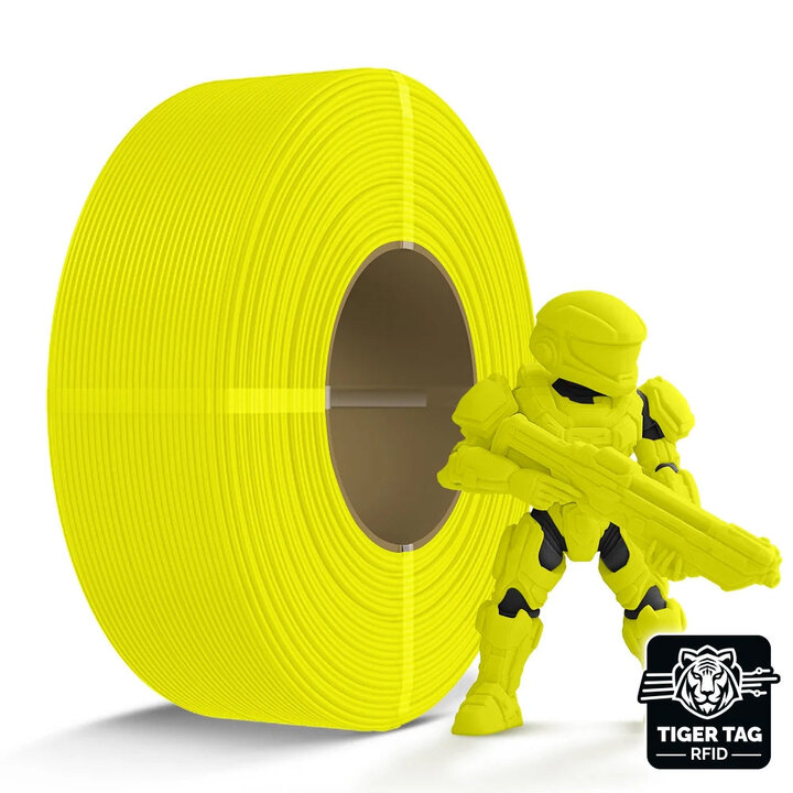 Sunlu - PLA - Jaune - 1,75 mm - 1 kg - Recharge avec RFID TigerTa