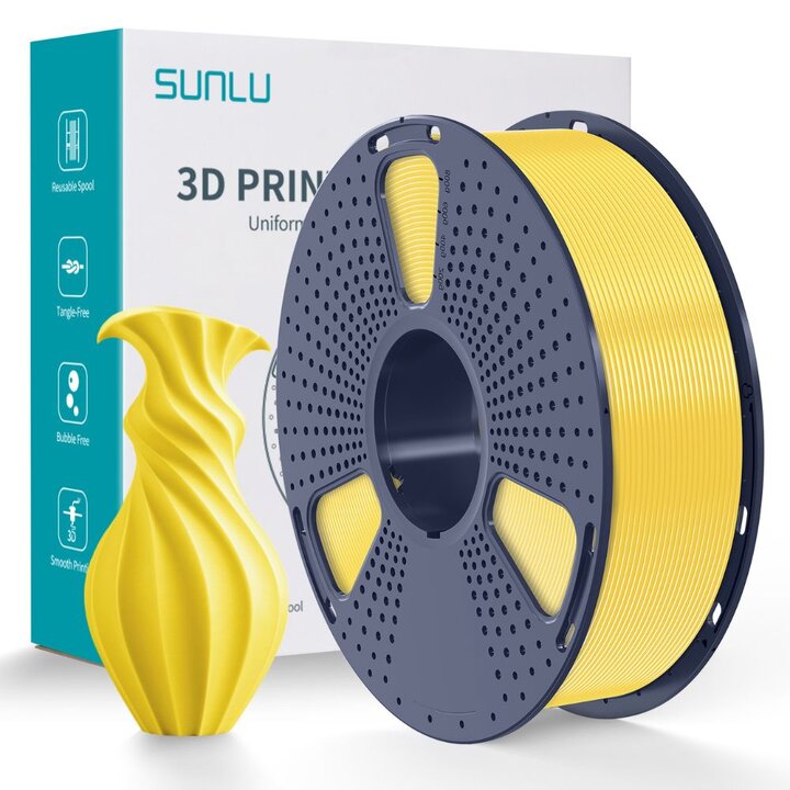Sunlu - PLA - Jaune Citron -1,75 mm - 1 kg | Maison Drabiec