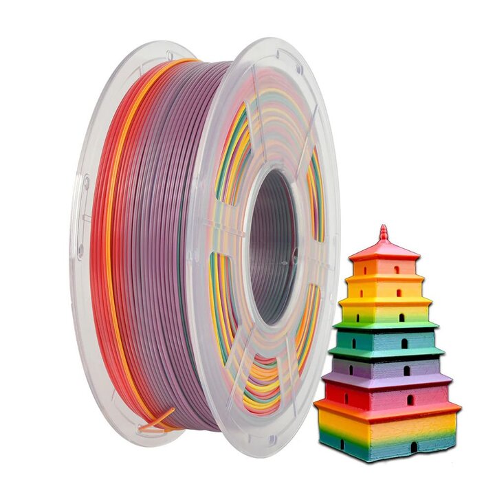 Sunlu PLA Spring Candy - Rainbow 01 - 1,75 mm - 1 kg