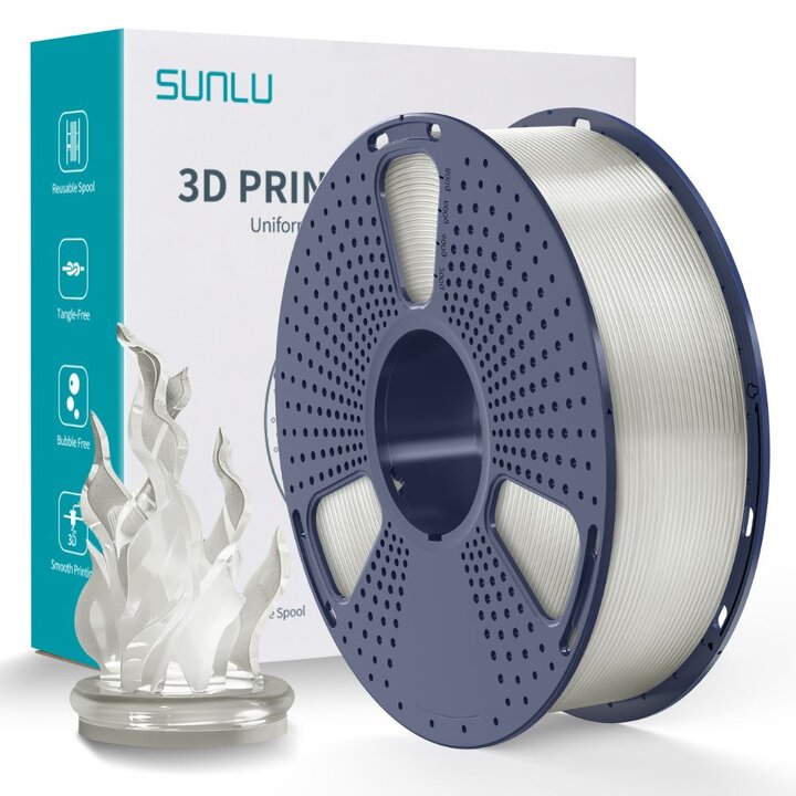 Sunlu PLA Transparent 1,75mm 1kg - Impression 3D fait main Occitanie