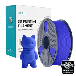 Sunlu - PLA Mat - Bleu Klein - 1,75 mm - 1 kg avec RFID TigerTag 
