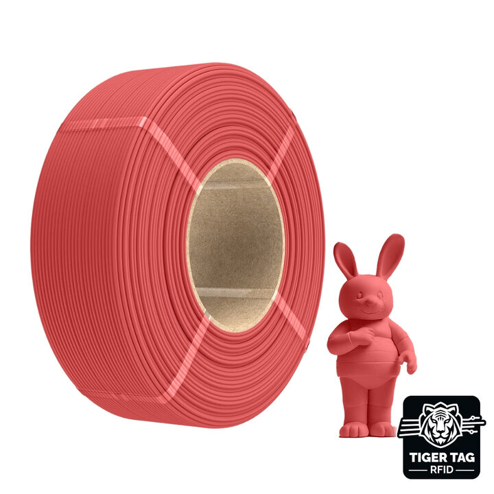 Sunlu - PLA Mat - Rouge - 1,75 mm - 1 kg - Recharge avec RFID Tig